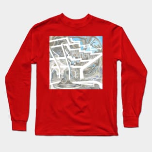 geisel library the brutalist brutalismus modern architecture building art Long Sleeve T-Shirt